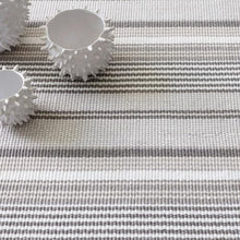 Dash & Albert Handwoven Indoor/Outdoor Rug 6x9 Feet Gradation Ticking Grey