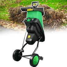 Sushangmao Garden Shredder Electric, 2400w with Detachable 50l Bag & 2 Sets of Manganese Steel Blades, Mulches Up to 4cm/1.57 in Branches,4500rpm Mulcher, Wood Chipper