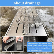 GJZDPMY Stainless Steel Drainage Channel System with Removable Cover for Indoor/Outdoor Use – Perfect for Showers Patios Gardens and Driveways