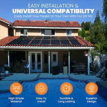 Highest Performing Design - DIY Solar Pool Heater Kit - 15-20 Year Life Expectancy (8-4x12 / 2" I.D. Header)