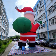 26FT Giant Inflatable Santa Claus Decoration with Built - in LED Lights for Christmas Outdoor Yard Lawn Garden