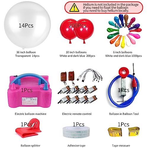 RmtcBal Wedding Surprise Burst Balloon Set 1 Dark Color-y