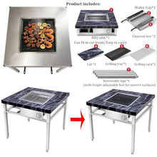 Charcoal Grill Table, KBBQ Grill Table,