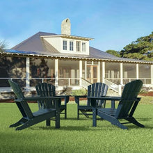 WestinTrends Dylan Outdoor Adirondack Chair (Set of 4), Navy Blue