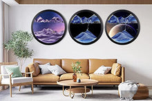 AECEVAN Wall Mount 3D Sand Art Sculpture Purple