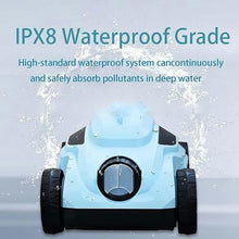 EliteBloom Robotic Pool Cleaners,mxso-Parking, Rechargeable Cordless Pool Vacuum Lasts 110 Mins,w/Strong Suction & Easy Access Filter Canister for Above Ground Pools