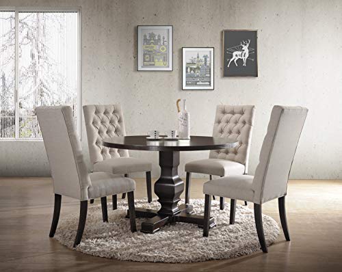 Carolina Chair & Table Carson 47" Round Pedestal Dining Table Espresso