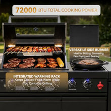 Chery Industrial 65-Inch 4-Burner 72000 BTU Propane Grill Island