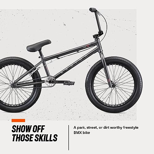 Mongoose Legion L100 Freestyle BMX Bike Steel Frame Grey/Black