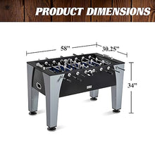 Barrington Billiards Foosball Table 58" Irvine Black/Grey