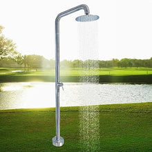 Outdoor Shower kit Portable Outdoor Shower, Stainless Steel Rain Shower Outdoor Shower Column for Poolside Backyard Beach Pool Spa,Waterproof, UV Proof & Frost-Resistant(Big Nozzle)