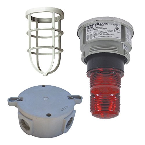 Killark NVSZMFG01RXG Red Xen Fl 120VAC Ceil+Grd