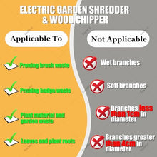 TozMvi Electric Garden Shredder & Wood Chipper with 50L Collection Bag,2400W Electric Electric Leaf Mulcher Shredder,40 mm Cutting Diameter for Mulching,Composting,Yard Cleanup,Lawn Care