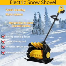 Beachtiful 21V Cordless Electric Snow Shovel, Battery-Powered Snow Blower, 41cm Width Snow Removal Snow Thrower (2 Battery and Charger Included), for Patio Driveway