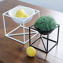 MIIKHI Plant Stands,I Flower Stand,Indoor Balcony Multi Storey Flower Pot Shelves Living Room Shelfnishings/Black/14Cm
