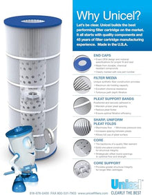 Unicel C-7489-4 Pool, Spa or Hot Tub Filter Cartridge Set Compatible with Hayward C4025, Pleatco PA112, Filbur FC-1275 (4 Pack)