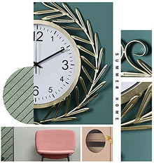 SBTXHJWCGLD Garden Clock,Outdoor Garden Wall Clock Silent Non-Ticking Outdoor Wall Waterproof Garden Ornament for Home Garden Patio Yard