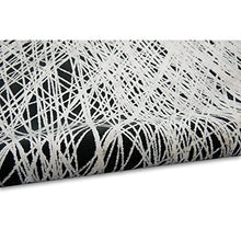 Calvin Klein Balian Area Rug Black/Silver 10' x 13'2" Modern Abstract
