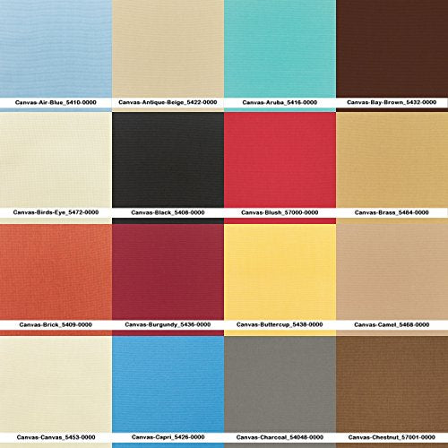 discountteakoutdoorfurniture Sunbrella Fabric cushions (Seat & Back) for 1-3Seater Sofa, 2 Lounge Chairs & 1 Ottoman - Cushions only