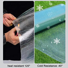 Polycarbonate Sheets All-Weather Outdoor Greenhouse Covering, Plastic Roofing Sheets Rainproof Insulation Protection(1x691m)