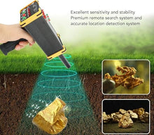 Gold Diamond Detector Long Range Underground Metal Detector Treasure Hunter Find Gold Silver Copper Diamond Digger Archaeological Prospecting Machine,Yellow (Yellow)