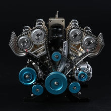 TECHING Mini V8 Engine Model Kit Gold
