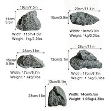 5 Pcs FRP Landscape Rocks, Realistic Texture, Lightweight Fake Rocks