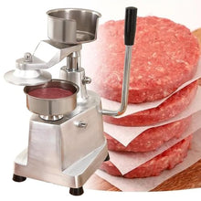 SDdPulse Burger Press Patty Maker Machine Burger Maker Machine, Commercial Hamburger Patty Maker, Kitchen Meat Forming Processor with Patty Papers,150mm