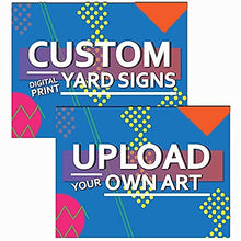 VSE Custom UV Printed Made-To-Order Plastic Yard Signs 24x18 Inch