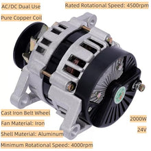 OLONETO 2000W Permanent Magnet Generator Brushless DC 48V