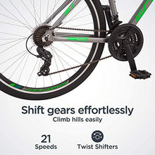 Schwinn GTX 1.0 Comfort Hybrid Bike for Men and Women 700c Grey