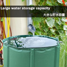 GPDJHRTI Rainwater Barrels, with Filter，Heat-Sealed Splicing, Wear-Resistant Fabric(750L)