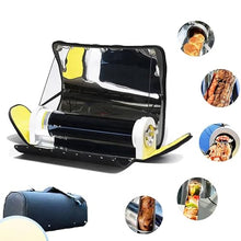 Portable Solar Oven, Outdoor Solar Stove with Thermometer, 4.5L Large Capacity and Adjustable Temperature, Cook Meals in 20 Min and Easy to Carry, Great for Camping, Travel and Beach