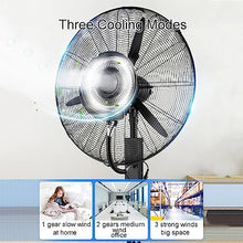 JCSRYD Outdoor Fans for Patios 10 Gallon Water Tank Portable Misting Fan with 90 Degree Oscillation, 3-Cooling Speed Misting Fan, Adjustable Height (Color : 220V, Size : 61cm/24in)