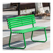 mifortune-e Garden Bench, Outdoor Bench Park Chair Double Patio Leisure Seating,for Patio(Blue,Large)