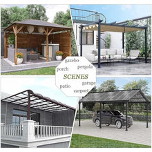 Outdoor Curtains Transparent Waterproof Tarpaulin Side Panels Clear PVC Tarp Curtains with Zip Pergola Gazebo Side Curtains Patio Porch Garage Tarpaulin Canopy