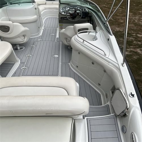 Algasan EVA Faux Teak Decking Floor for 2007 Crownline 240EX Cockpit Mat - Multiple Color Options Available