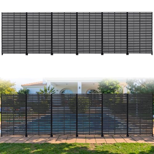 Trygoal 60" Privacy Screen Outdoor Privacy Fence Panel for Patio