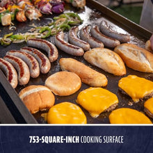 Pit Boss 4-Burner Propane Gas Deluxe Fold & Go Portable Griddle Grill with Hard Cover, 753-Sq. In. (37" L x 20" W) Cooking Space, 62,000 BTU, for Tailgating, Camping, and Traveling, Black