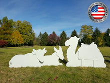FrontYard Originals All-Weather Life Size Outdoor Nativity Display White