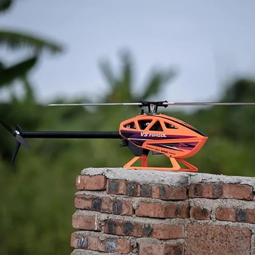 Helidirect FlyWing RC Helicopter FW450 V3 with H1-GPS Controller RTF Orange