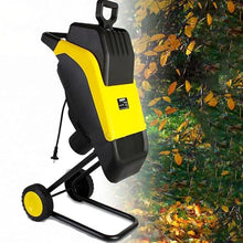 Tiuheyo Electric Garden Shredder 2500w,4500rpm Wood Chipper with Collection Bag and 10m Cord for Branches and Leaves