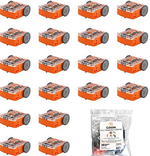 HamiltonBuhl Edison Educational Robot Kit Set of 20 with Expansion Kit
