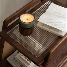 living room table Retro Solid Wood Cart Side Table End Table, Plant Stand with 2 Tier Open Shelf, Coffee Table Sofa Side Table Nightstand Bed Side Table with Wheels Home Décor outdoor side table