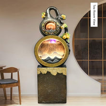 GLigeT Outdoor Water Fountain Floor-Standing Water Fountain, Unique Gourd Fountain, Indoor Office Relaxation Fountain Outdoor Fountain(Size:Small-A)