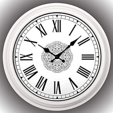 ERTTGWGF Garden Clocks Outdoor Round Vintage Easy to Read Home/Office/Classroom/School Clock