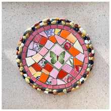 GZHERVICES 5PCS - 3D Wall Art Decor, Decorative Stone for Garden, Outdoor Wall Decorations, Garden Décor Footstone, Ceramic Mosaic Stepping Stone, Wall Sculptures Wall Hanging Art