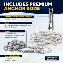 Five Oceans Horizontal Windlass Kit 600W 12V DC with Rope & Chain Silver