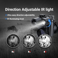Pard Night Vision Monocular with Rangefinder and Clip-on Scope Black