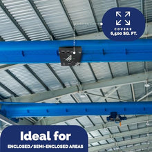 Bird-X Super Quadblaster QB-4+S, Ultrasonic Bird Preventer with Optional Strobe Light and 4 Built-in Speakers, Ideal for Indoors and Semi-Enclosed Areas, Covers 6,500 sq. ft.